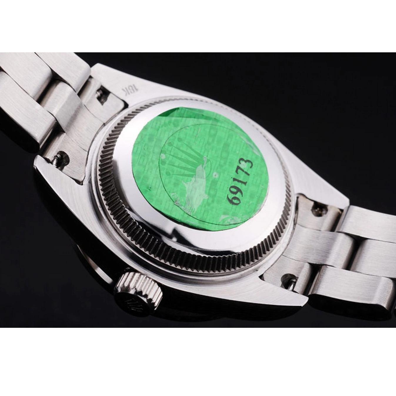 Aaa fake watches Silver Datejust Dial Silver 7474 Rolex Polished Bezel Diamonds 0727